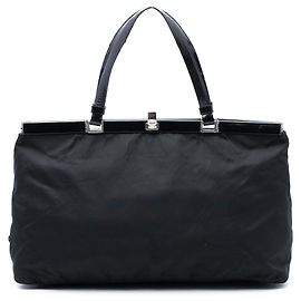 Tote Prada Black Tessuto Nero