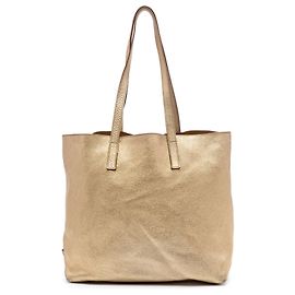 Tote Prada Gold Metallic Vitello Daino Doré