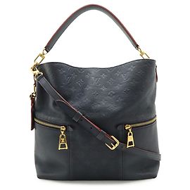 Bolsa de Ombro Louis Vuitton Monogram Empreinte Merry Vermelho
