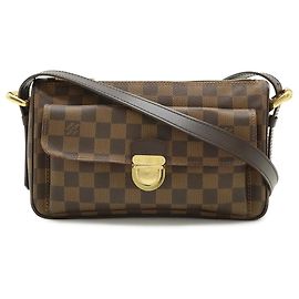 Bolso de Hombro Louis Vuitton Damier Ravello GM Castaño