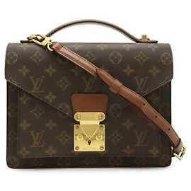 Bolso Louis Vuitton Monogram Monceau 26 Castaño