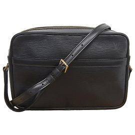Borsa a Spalla Louis Vuitton Epi Trocadero 27 Nero