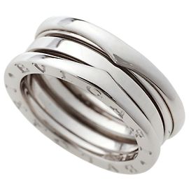 Bulgari Bvlgari B.zero1 White Gold Band Ring Golden