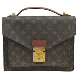 Sac à main Louis Vuitton Monogram Monceau 28 Monogramme