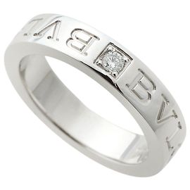 Bulgari Bvlgari Ring aus 18K Weißgold mit Diamant Golden