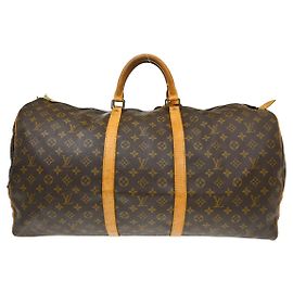 Louis Vuitton Keepall Bag Monogram Canvas 60 Brown
