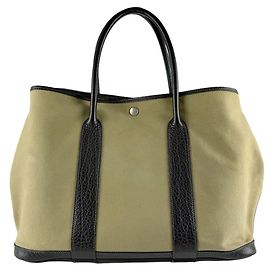 Hermès Borsa Hermes Garden Party PM 36 Marrone Cachi