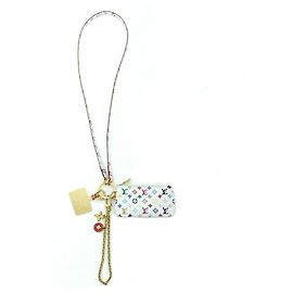 Louis Vuitton LV x TM Handyhülle Weiß Mehrfarben