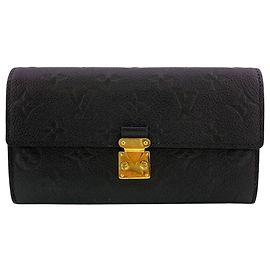 Louis Vuitton Bi-Fold Long Wallet Black