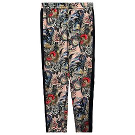 Valentino Garavani Calças de perna reta estampadas RED Garavani em acetato multicolorido Multicor
