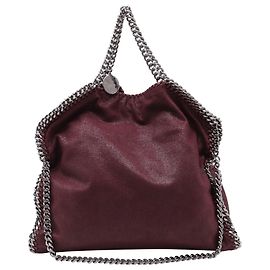 Stella Mc Cartney Borsa Tote Falabella Fold-Over in ecopelle bordeaux Stella McCartney Rosso Bordò