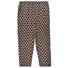 Calças estampadas Marni em viscose multicolorida Multicor
