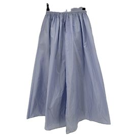Maje gonna pantalone lunga blu in cotone Blu