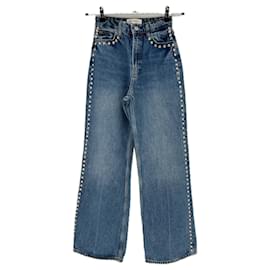 Reformation Jeans blu con borchie Blu
