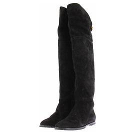 Autre Marque SKORPIOS Black Suede Boots Black