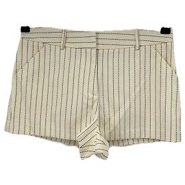 Autre Marque Mini short rayé beige THE FRANKIE SHOP Beige