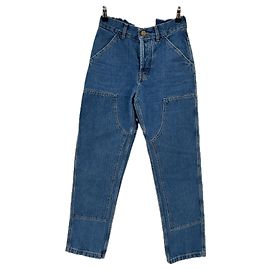 Autre Marque Vaqueros anchos azules de algodón AZ FACTORY Azul