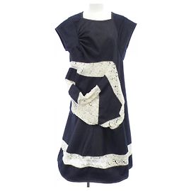 Junya Watanabe Kleid Weiß Blau