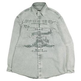 Autre Marque Camicia in cotone Y/Project Evergreen Paris' Best Patch Marrone