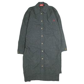 Vestido de algodão Vivienne Westwood Red Label Marrom Azul marinho