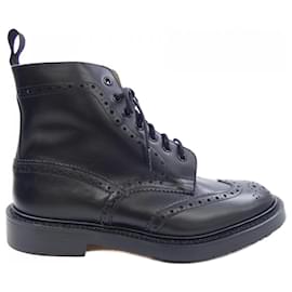 Autre Marque Tricker's Leather Boots Black