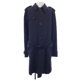 Salvatore Ferragamo Coat Blue Navy blue