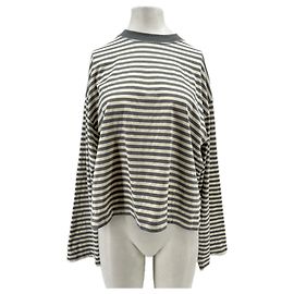 Autre Marque LIONESS Grey Striped Sweater Grey