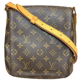 Louis Vuitton Musette Salsa Shoulder Bag Brown