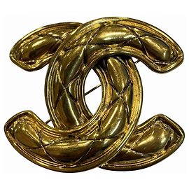 Chanel Gold Plated Brooch Other