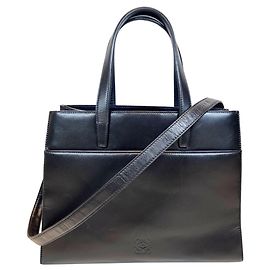 Borsa 2-Way Loewe in pelle nera Nero