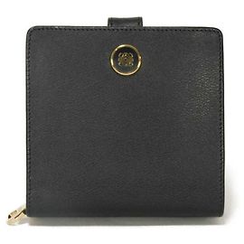 Loewe Bi-Fold Wallet in Black Leather Black