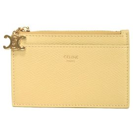 Céline Monedero con cremallera Celine Triomphe Amarillo