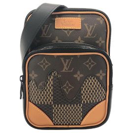 Bolso bandolera slingback Louis Vuitton Damier Giant Amazon Damier ebene