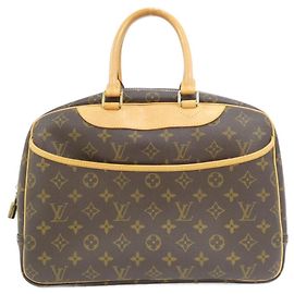 Sac à main Louis Vuitton Monogram Bowling Vanity Marron Monogramme