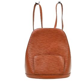 Mochila Louis Vuitton Gobelins em couro Epi Marrom