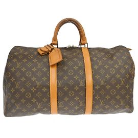 Louis Vuitton Keepall Monogram Canvas 50 Brown