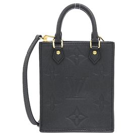 Bolso Louis Vuitton Monogram Empreinte Petite Sac Plat Negro
