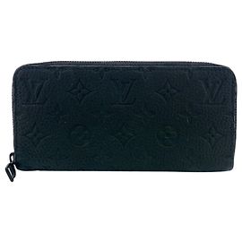 Louis Vuitton Taurillon Long Wallet Black