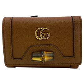 Gucci Bamboo Mini Wallet Brown