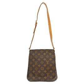 Borsa Musette Salsa Louis Vuitton in Canvas Monogram PM Marrone