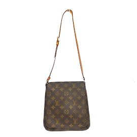 Bolsa Musette Salsa Louis Vuitton em Canvas Monogram PM Marrom