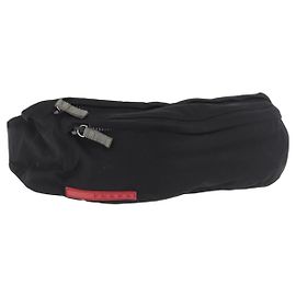 Marsupio PRADA Sports Line Nylon Blu Argento Auth ti3992 Argento Blu