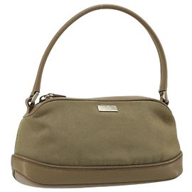 Sac à main GUCCI Toile et Cuir Beige Or Authentique am11836A Beige Doré