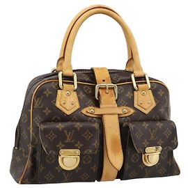 LOUIS VUITTON Bolsa Monogram Manhattan GM M40025 LV Auth BA13411 Monograma