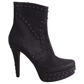 Free Lance Schwarze Stiefel Schwarz