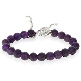 Pulseira Spiritual Bead em prata de lei e ametista David Yurman Outro