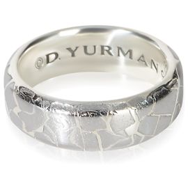 Anel David Yurman Streamline em Prata de Lei e Meteorito Outro