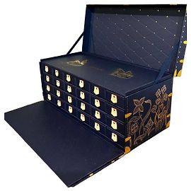 Calendrier de l'Avent Louis Vuitton 2025 Le Voyage des Lumières Doré Bleu foncé