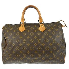 Bolsa Louis Vuitton Speedy Monogram Canvas 35 Marrom