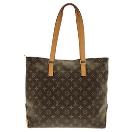 Bolsa Cabas Mezzo Monogram Louis Vuitton Marrom